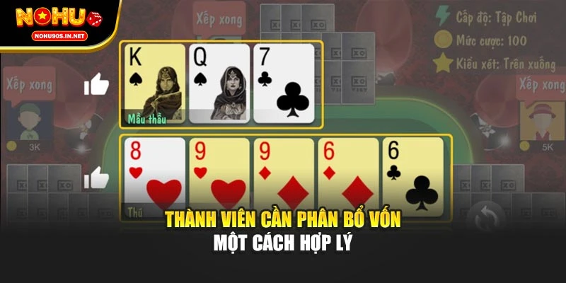 Thành viên cần phân bổ vốn một cách hợp lý